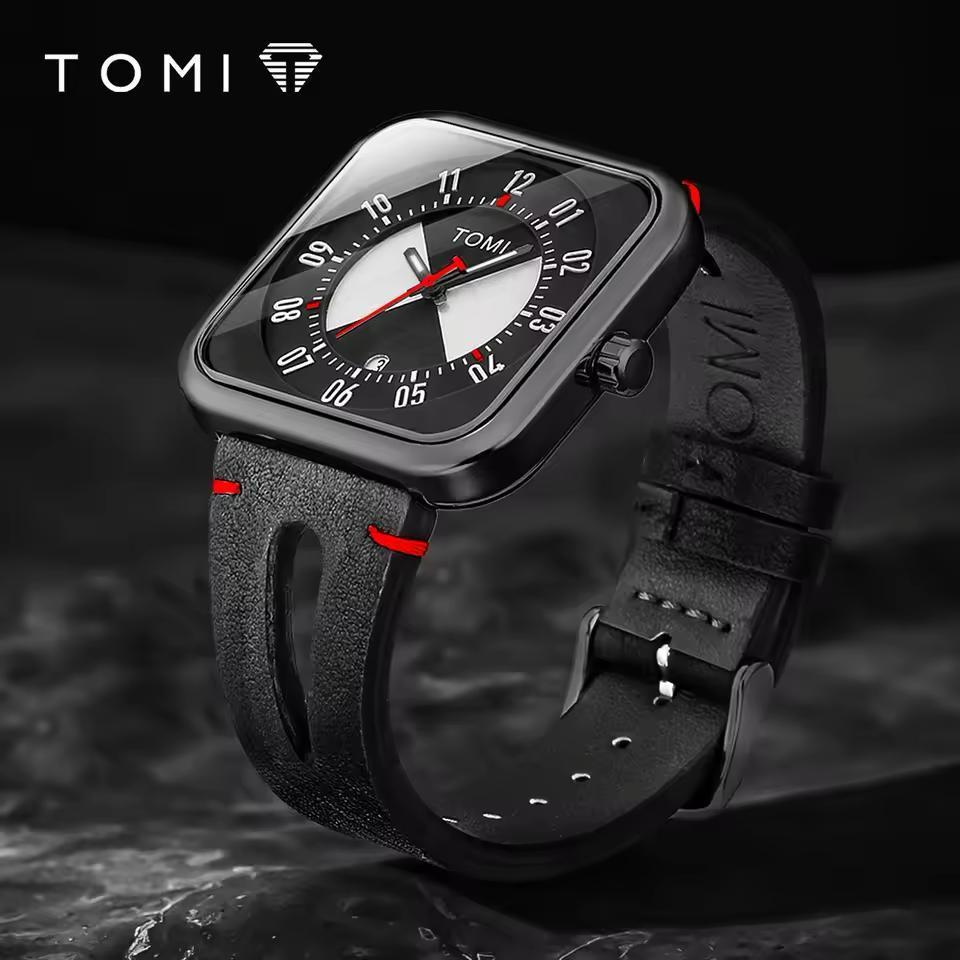 Classic Men’s Leather Strap Watch – Premium Style for Every Occasion
