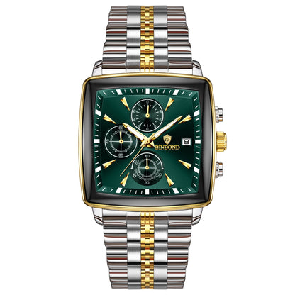 Men's Multi-functional Timing Luminous Waterproof Quartz Watch