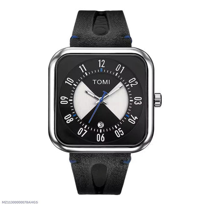 Classic Men’s Leather Strap Watch – Premium Style for Every Occasion