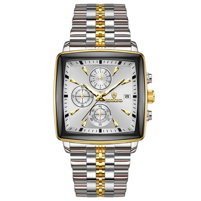 Men's Multi-functional Timing Luminous Waterproof Quartz Watch
