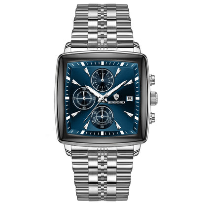 Men's Multi-functional Timing Luminous Waterproof Quartz Watch