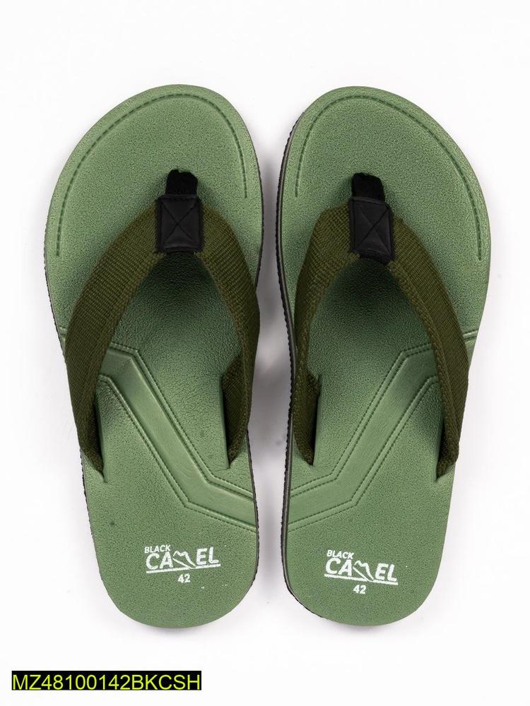 Black Camel Slippers Green