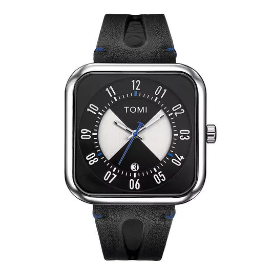 Classic Men’s Leather Strap Watch – Premium Style for Every Occasion