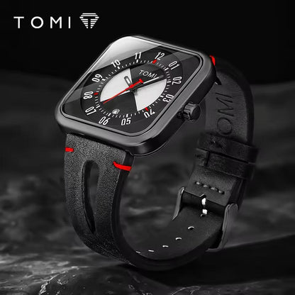 Classic Men’s Leather Strap Watch – Premium Style for Every Occasion