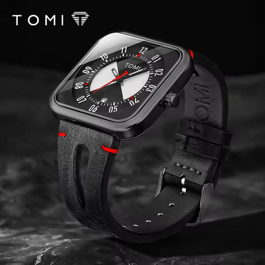 Classic Men’s Leather Strap Watch – Premium Style for Every Occasion