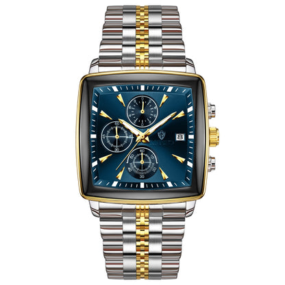 Men's Multi-functional Timing Luminous Waterproof Quartz Watch