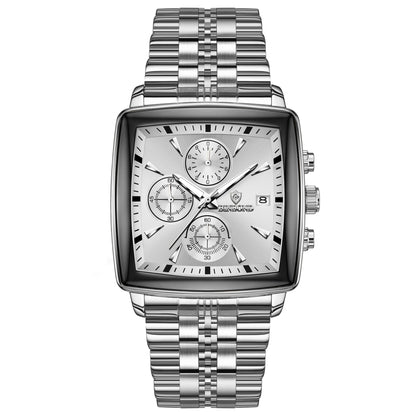 Men's Multi-functional Timing Luminous Waterproof Quartz Watch